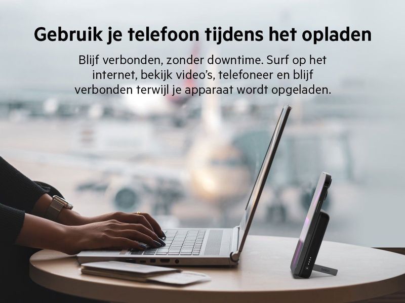 Belkin Draadloze Powerbank - MagSafe Compatibel - 5000mAh - Zwart