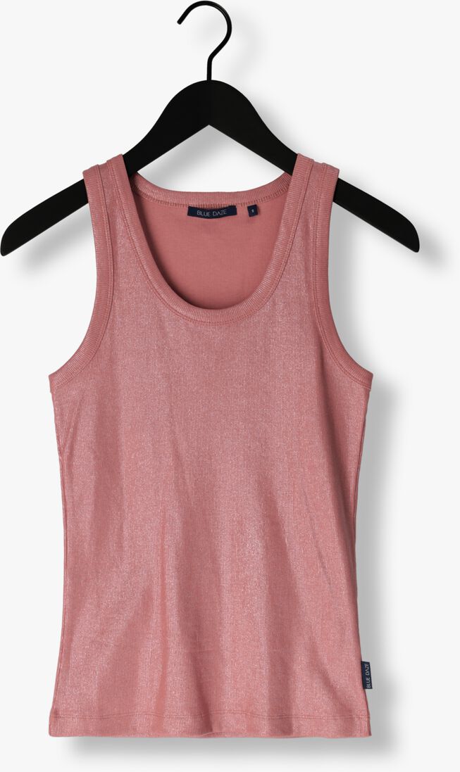 SUMMUM roze summum top rib tanktop cotton rib