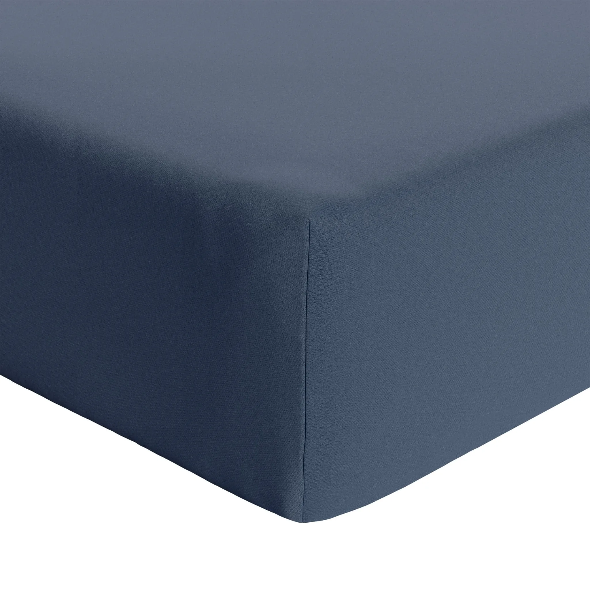 Origami Maison Drap Contour pour Lit de Bébé - Uni Marine
