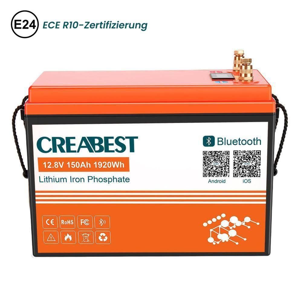 CREABEST LiFePO4 Akku 150Ah 12.8V für Wohnmobil