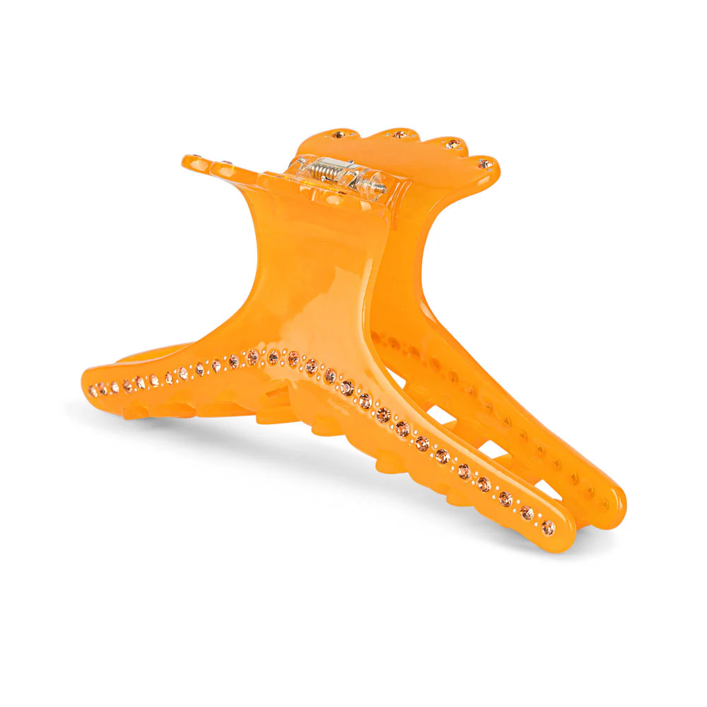 Sui Ava  Helen hårklemme, størst - orange