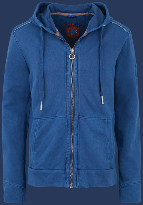 Yacht Hoodie Men French Terry 400, Darknavy