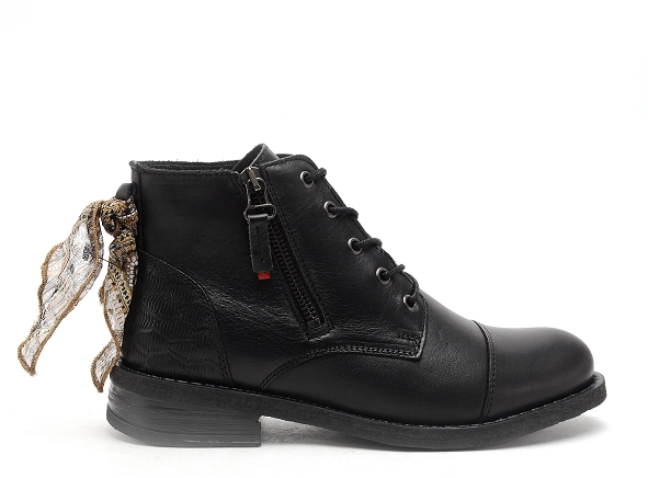 Goodstep boots bottine plates femme belem 2502 noir