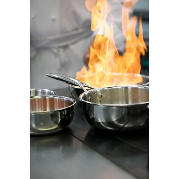 Casserole inox Castel'Pro 16 cm Cristel