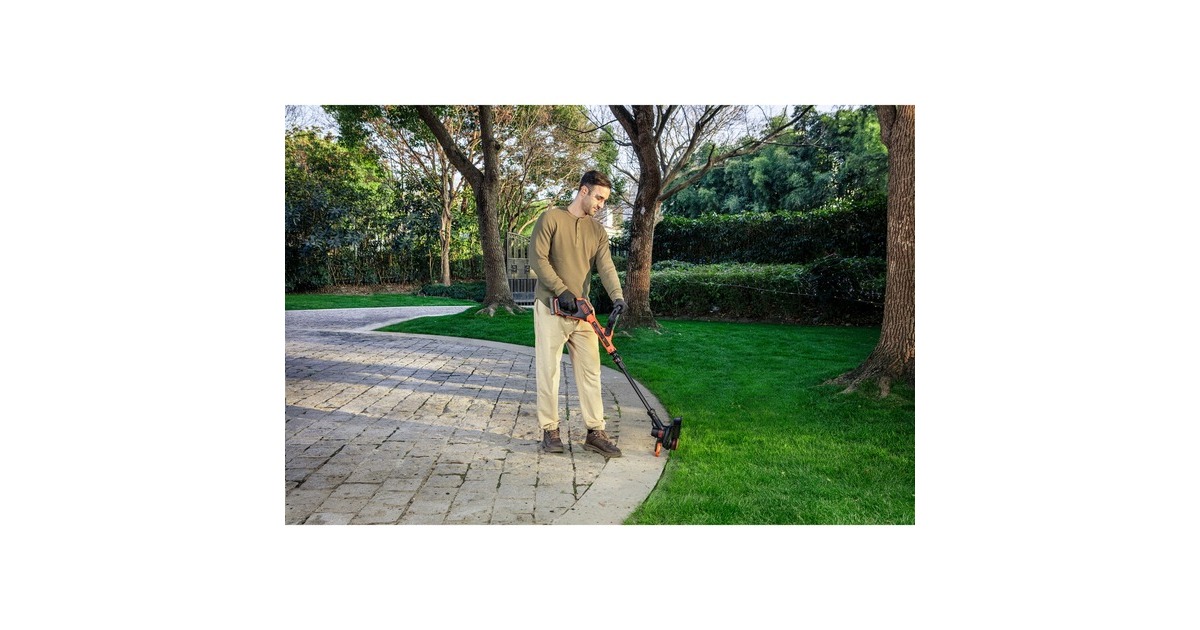 BLACK+DECKER18V AFS grastrimmer zonder accu  (Zwart/oranje, 28 cm, accu en oplader niet inbegrepen)