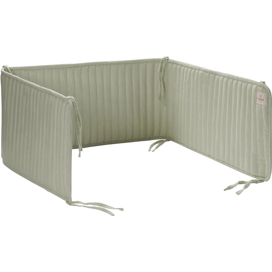 Noppies Bumper für den Laufstall Quilted bed bumper cot Puritan Gray