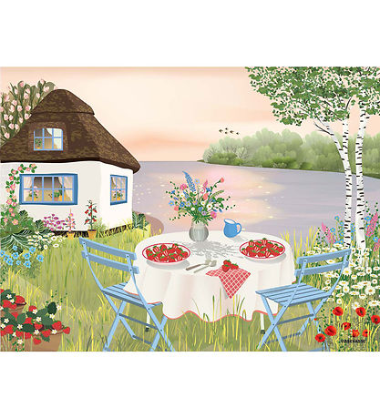 Vissevasse Karte - 15x21 cm - Sweet Erdbeeren