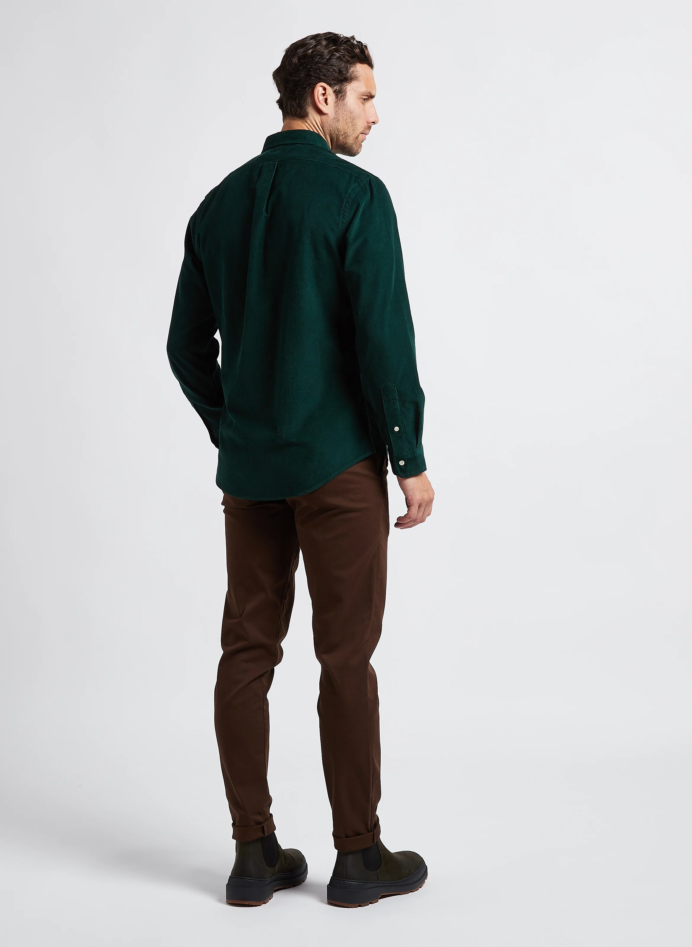 Chino slim en coton| Marron