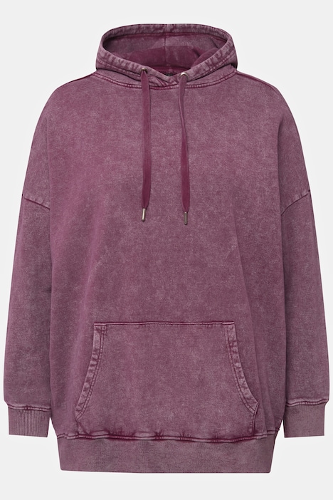 Hoodie, very oversized, Washing-Effekt, Kapuze, Langarm, Unisex