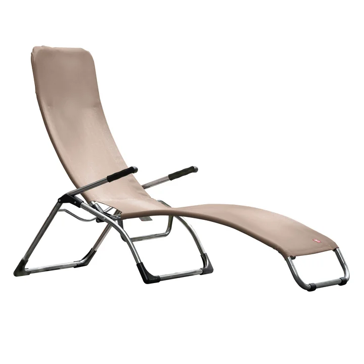 Fiam - Terassenliege Samba, Aluminium / taupe