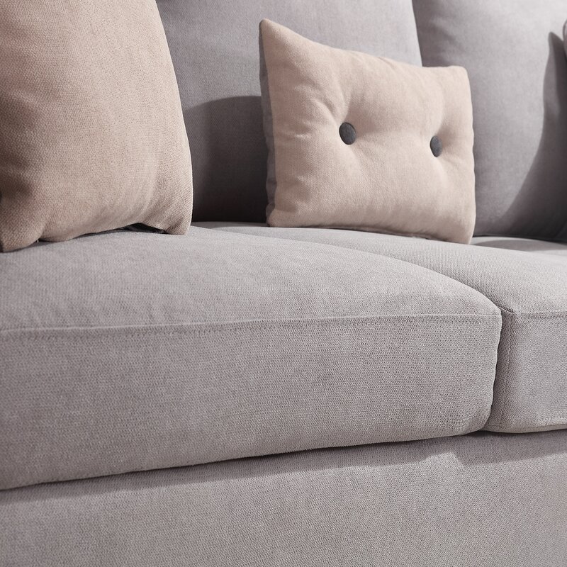Campbelltown 78.5&prime;&prime; Wide Reversible Sofa & Chaise With Ottoman