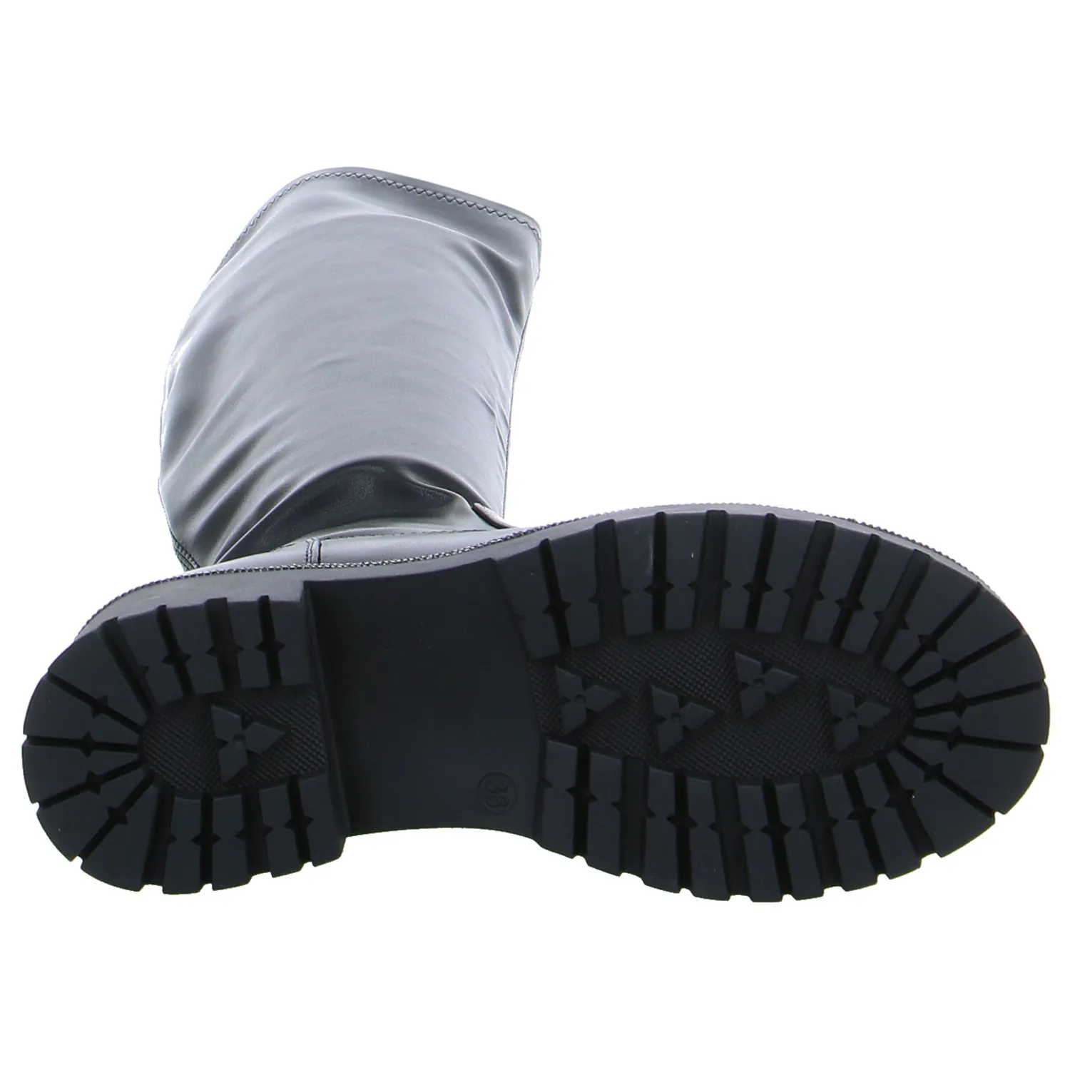 LA STRADA Stiefel Schwarz Lederimitat