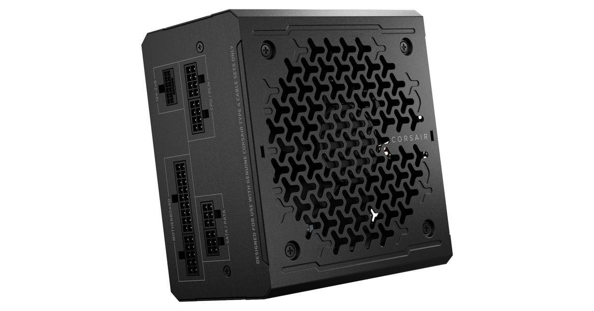 CorsairRM650e (2025) modulaire 650 watt voeding   (Zwart, 1x 12V-2x6, 1x PCIe)