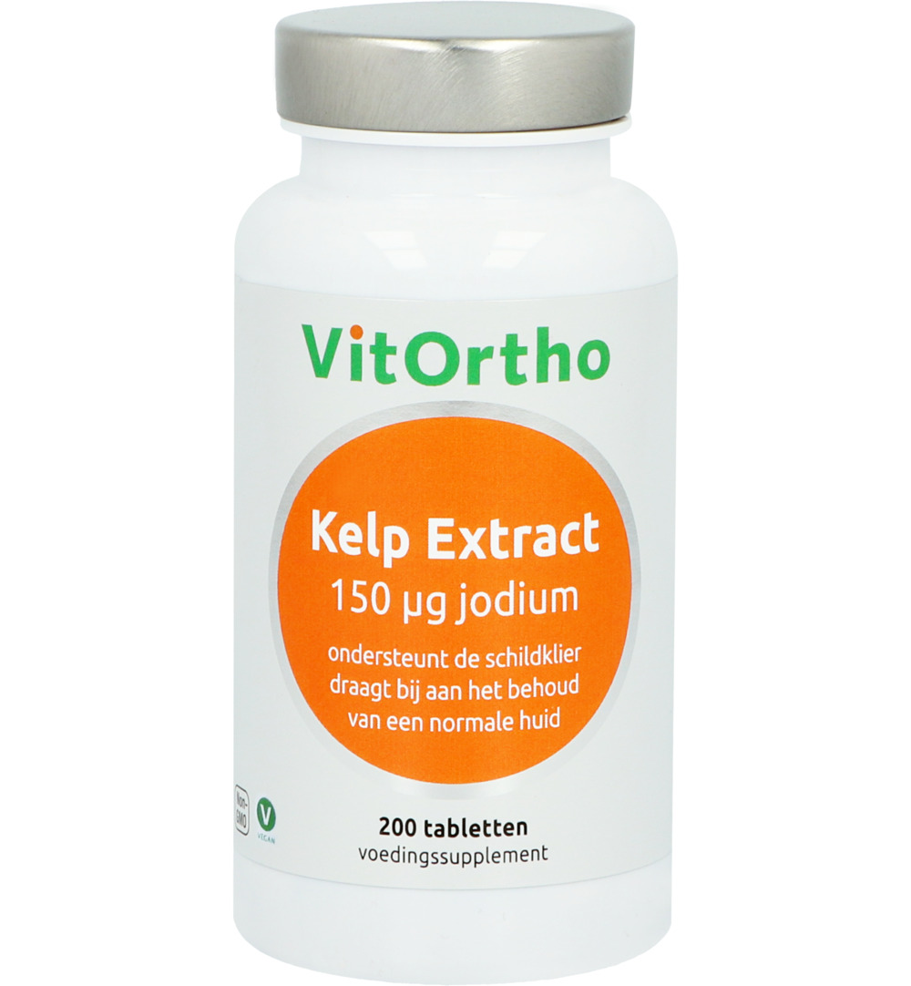 VitOrtho Kelp extract – 150 mcg jodium (200 tabletten)