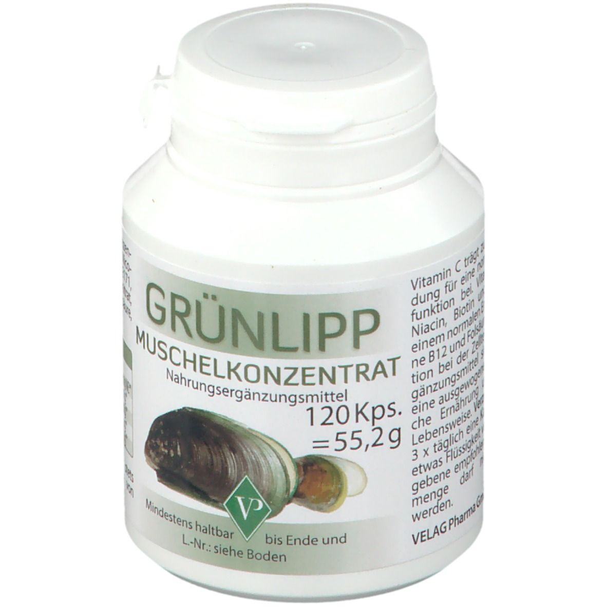 Grünlipp-Muschel Konzentrat Kapseln