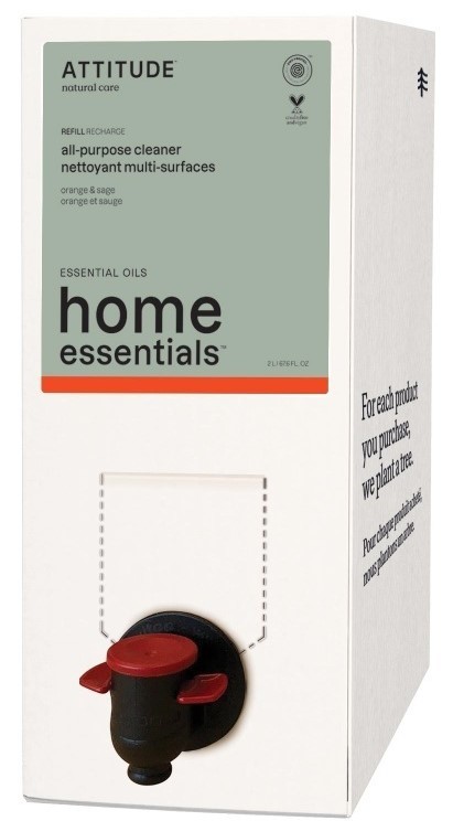 Attitude Home Essentials REFILL Allesreiniger Sinaasappel & Salie 2 liter