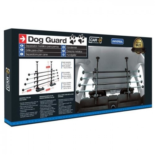 Barreira para cães com painel frontal de metal ajustável Cstore