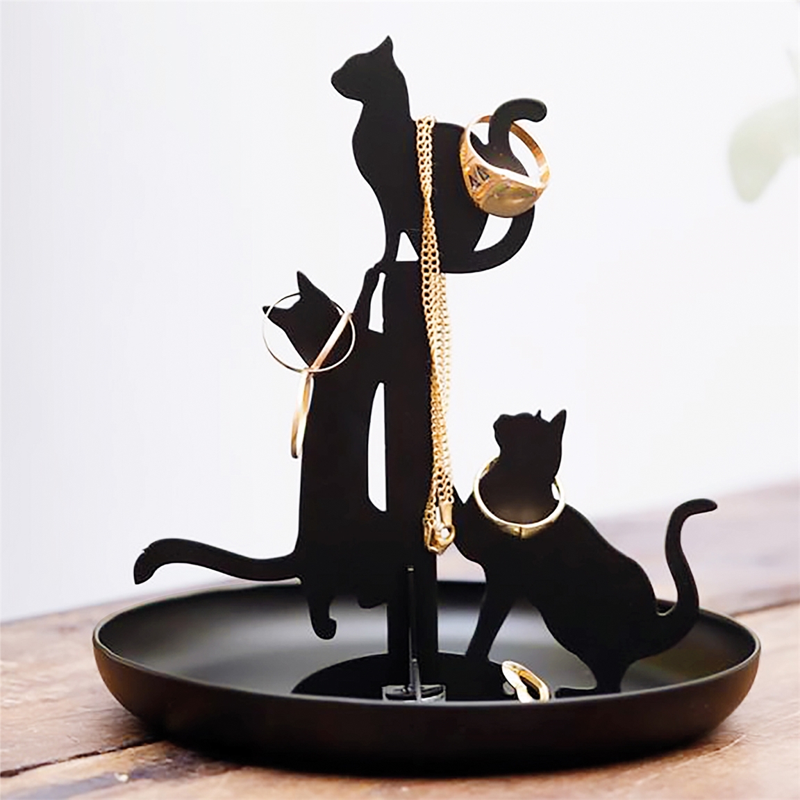 Coupelle porte-bijoux chats