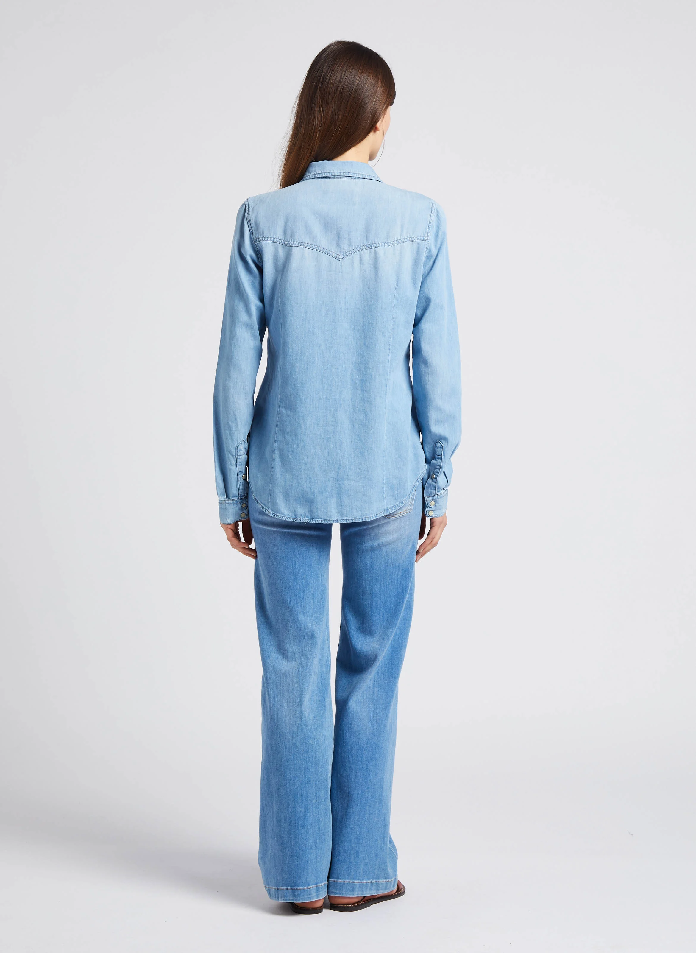PULPHIFL - Jean flare taille haute | Bleu