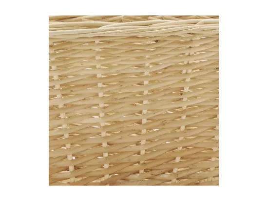 Corbeille à linge en osier fendu