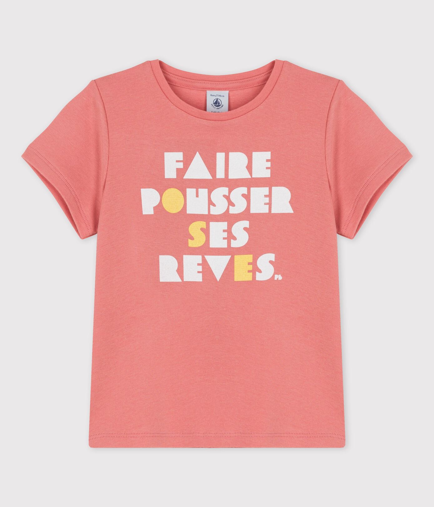 T-shirt manches courtes en coton enfant fille
