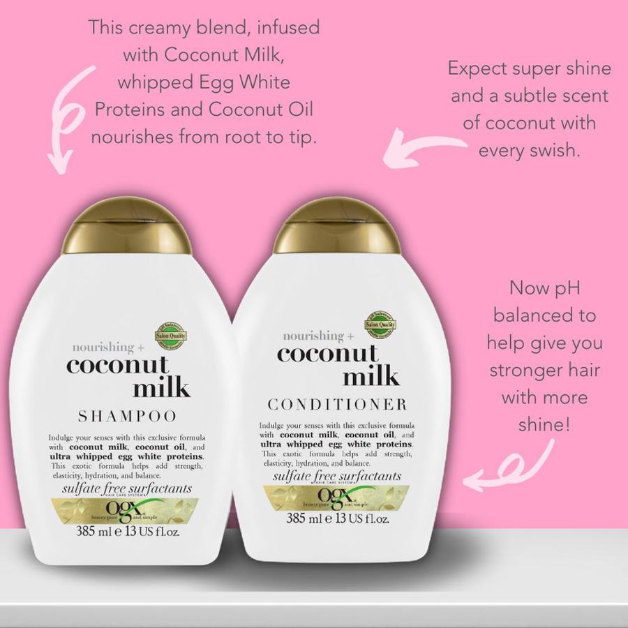 Ogx Coconut Milk Shampoo 385ml