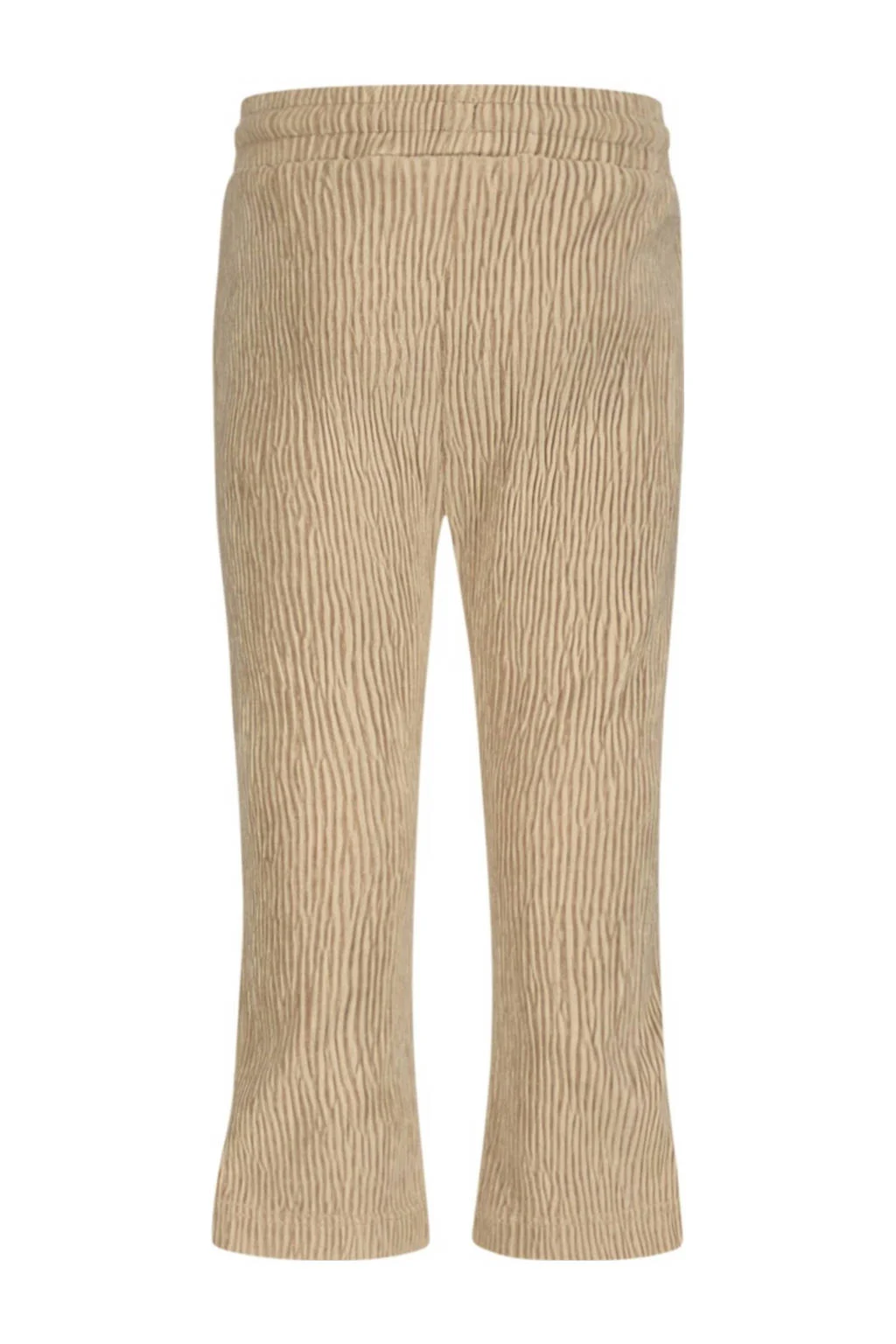Like Flo flared broek Jula met zebraprint taupe