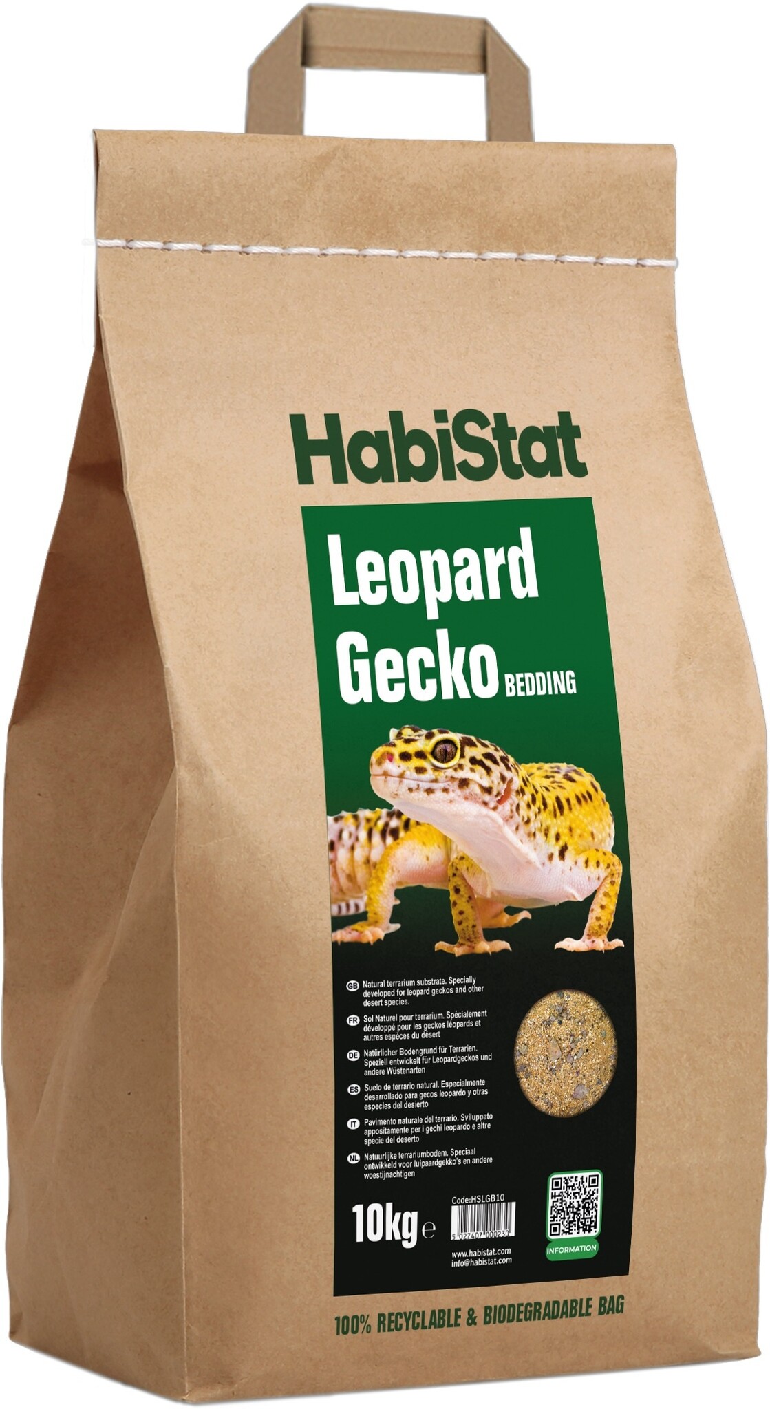 Habistat Terrarium Substraat Luipaardgekko 10kg