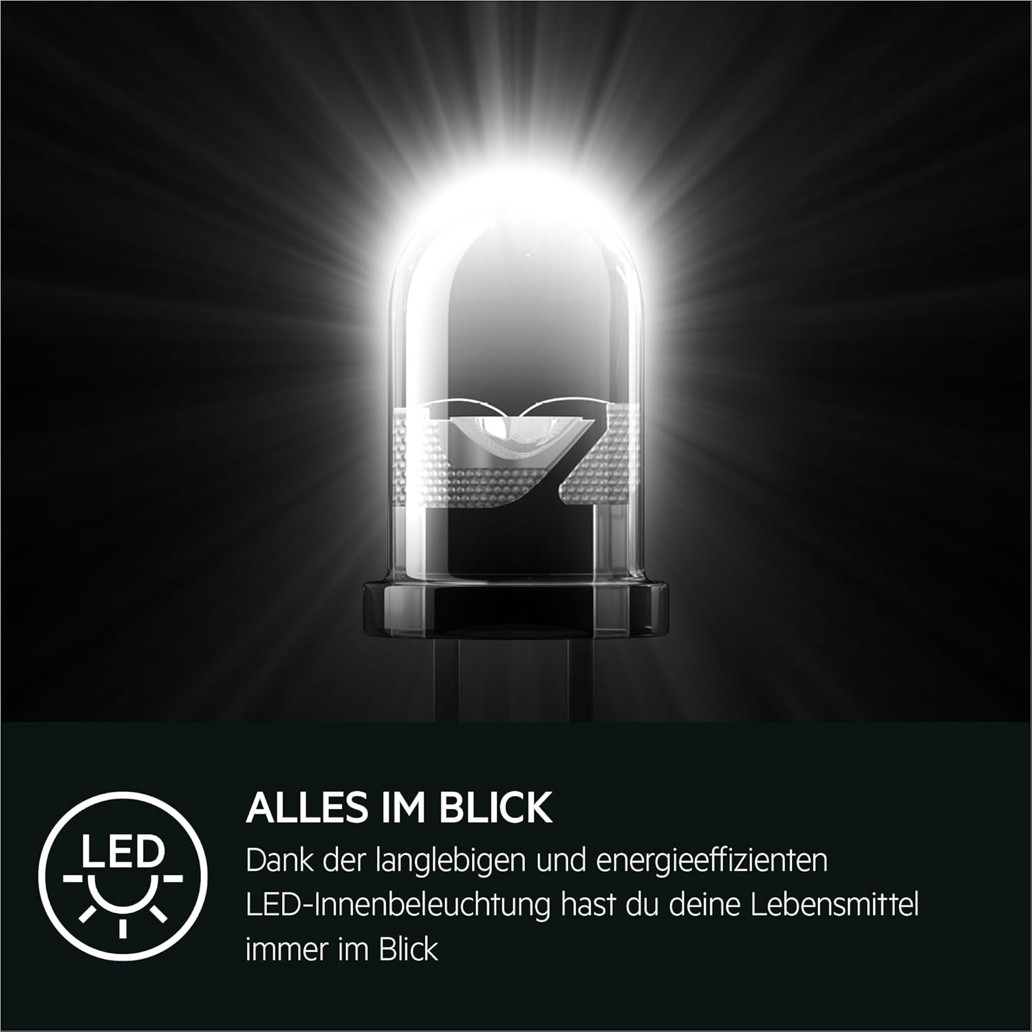 AEG Einbau-Kühl-Gefrier-Kombination 145cm, Serie 5000 ColdSense: schnelle Temperatur-Wiederherstellung, Kühlen 160L, Gefrieren 57L, LowFrost, LED-Display, Schnell-Gefrieren, Schlepptür, TSC5S142ES