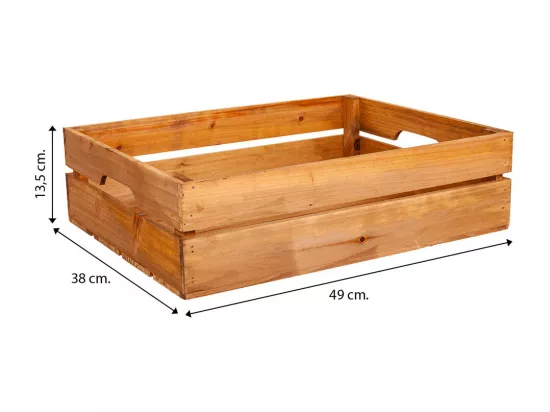 Tiroir en bois marron 49x38x13,5h