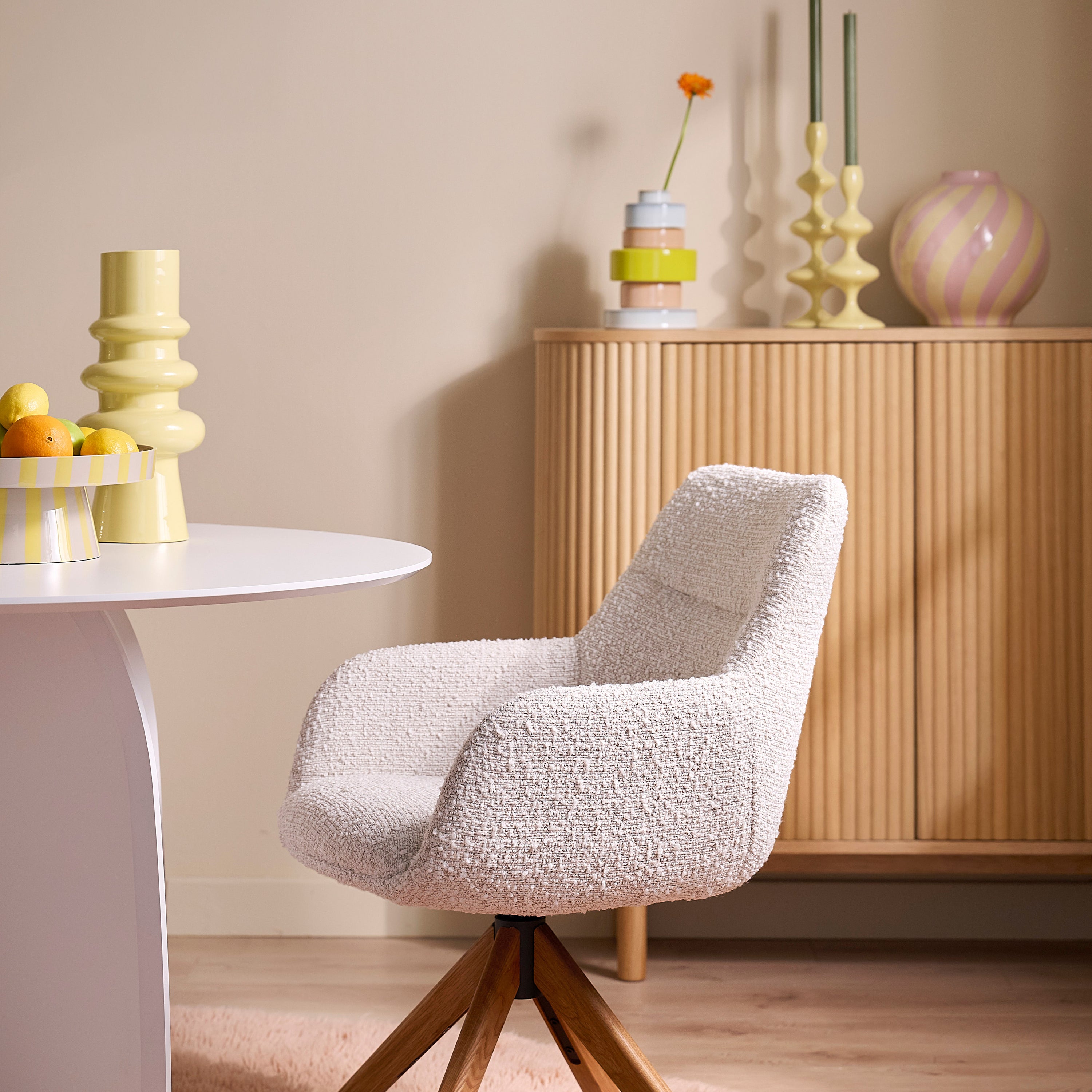 by fonQ Turn Eetkamerstoel - Beige
