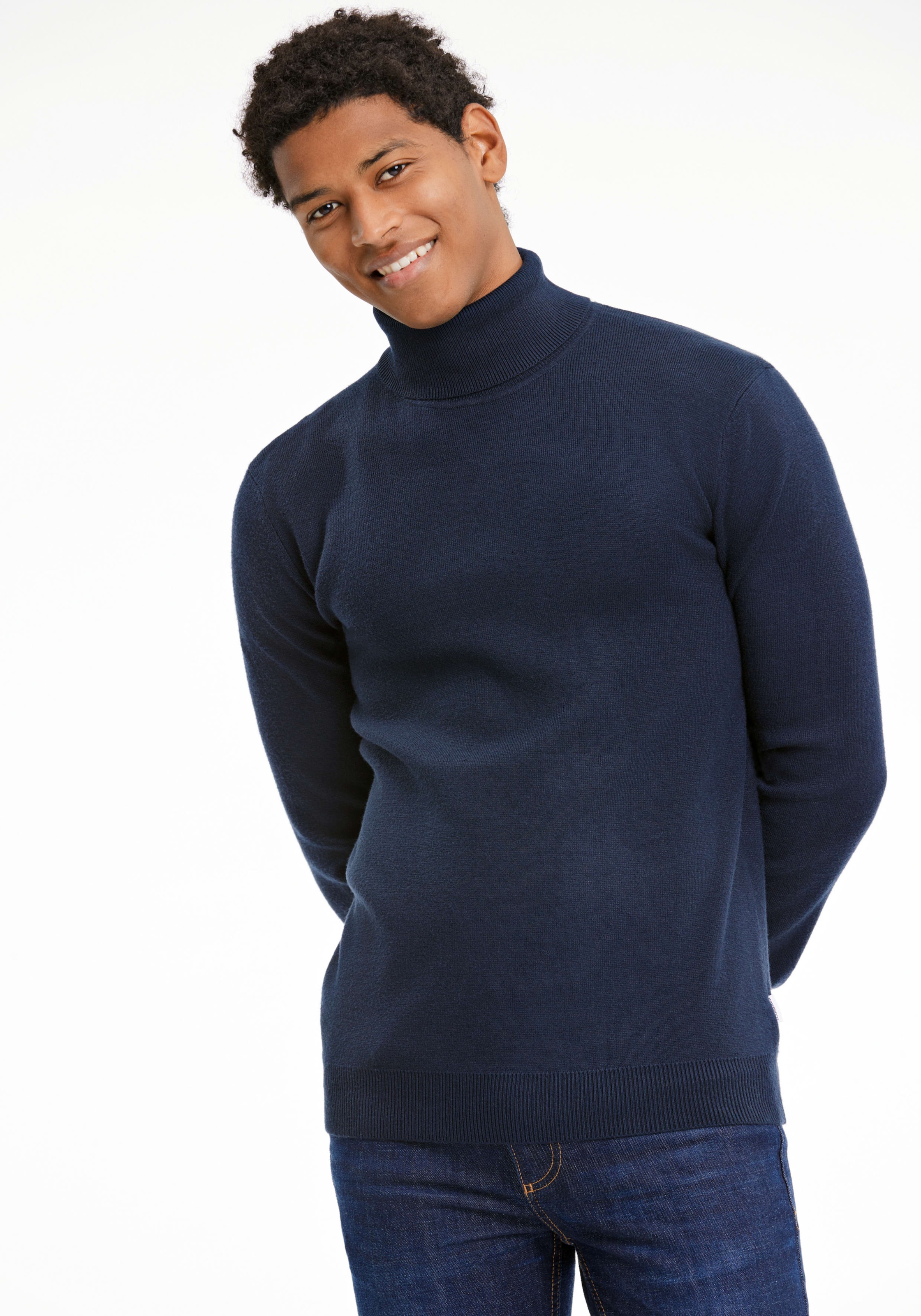 LINDBERGH Rollkragenpullover , mit Rollkragen