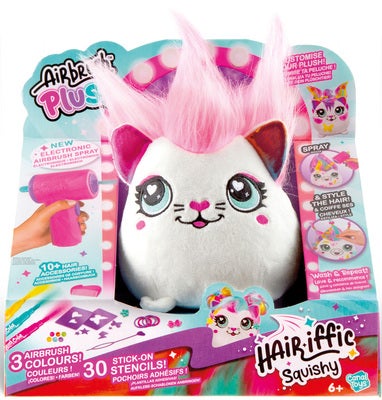 Canal Toys Airbrush Plush Hair'iffic Squishy Kosedyr Pal-Precious  17 cm