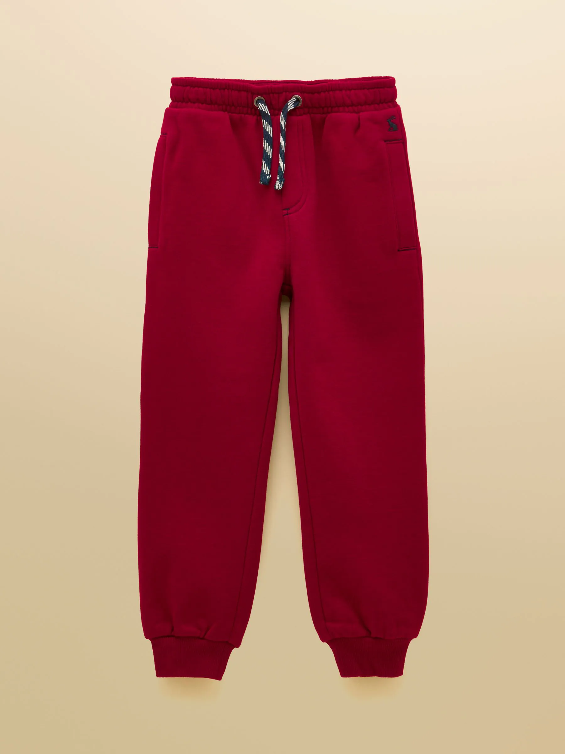 Rood - Joules - Ted - Joggingbroek met boorden