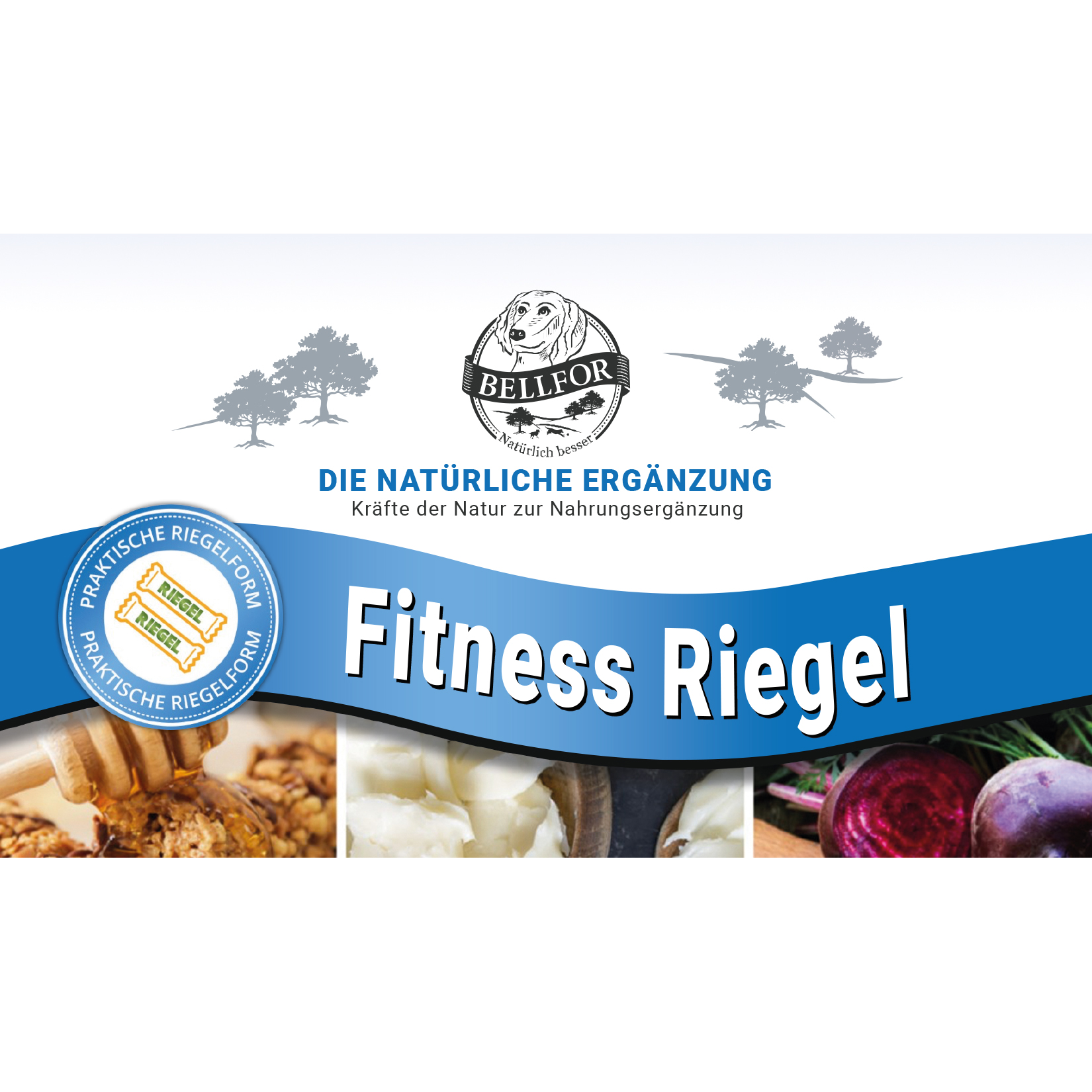 Barres de fitness pour chiens sportifs - fitness riegel - 400g