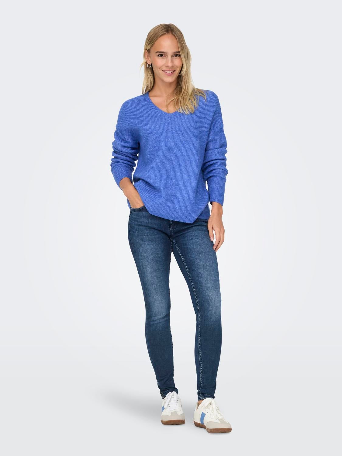ONLCAMILLA Strickpullover Ultramarine