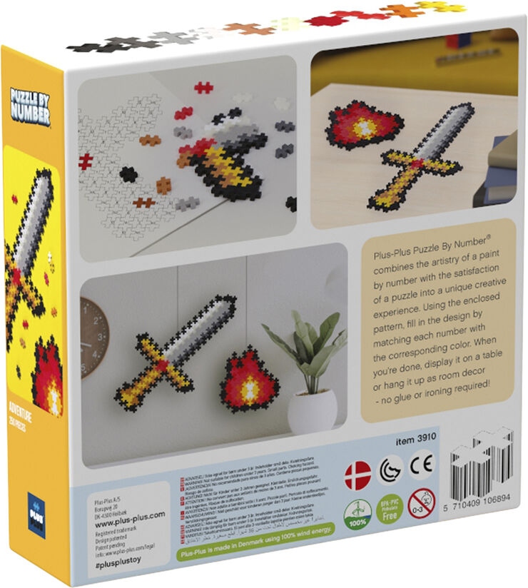 PLUS-PLUS Puzzel by Number Adventure