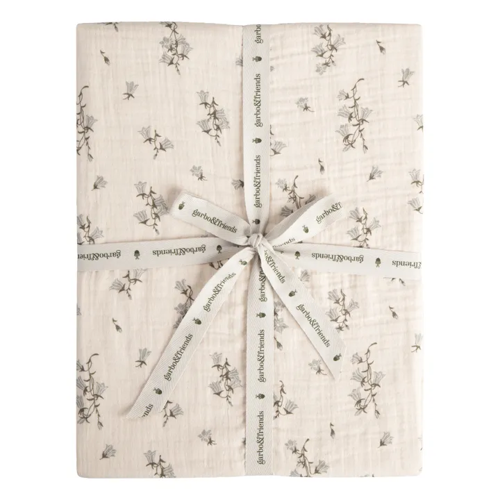 garbo&friends Drap-housse Bluebell en mousseline de coton | Crème