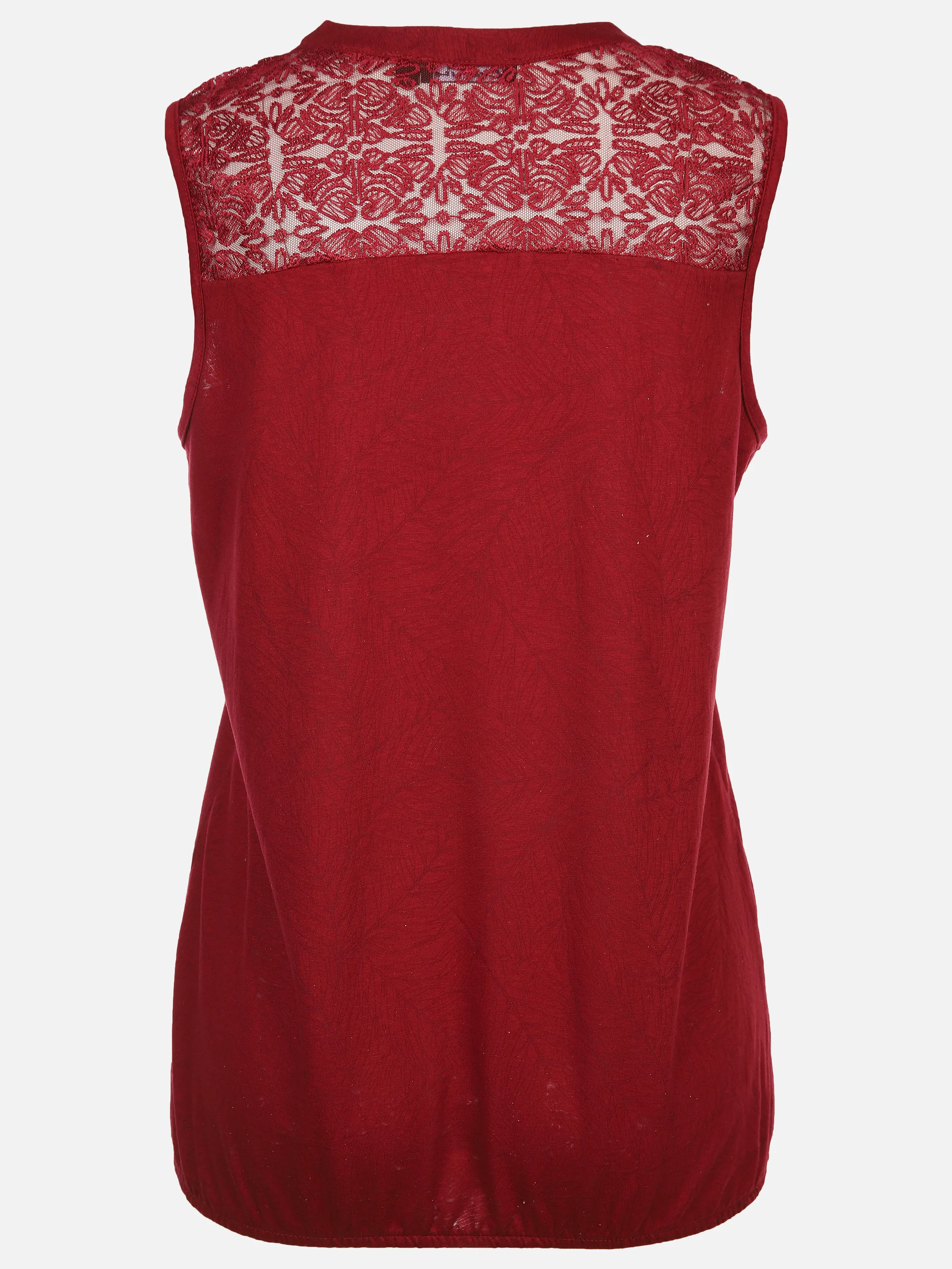 Damen Top mit Spitzenbesatz