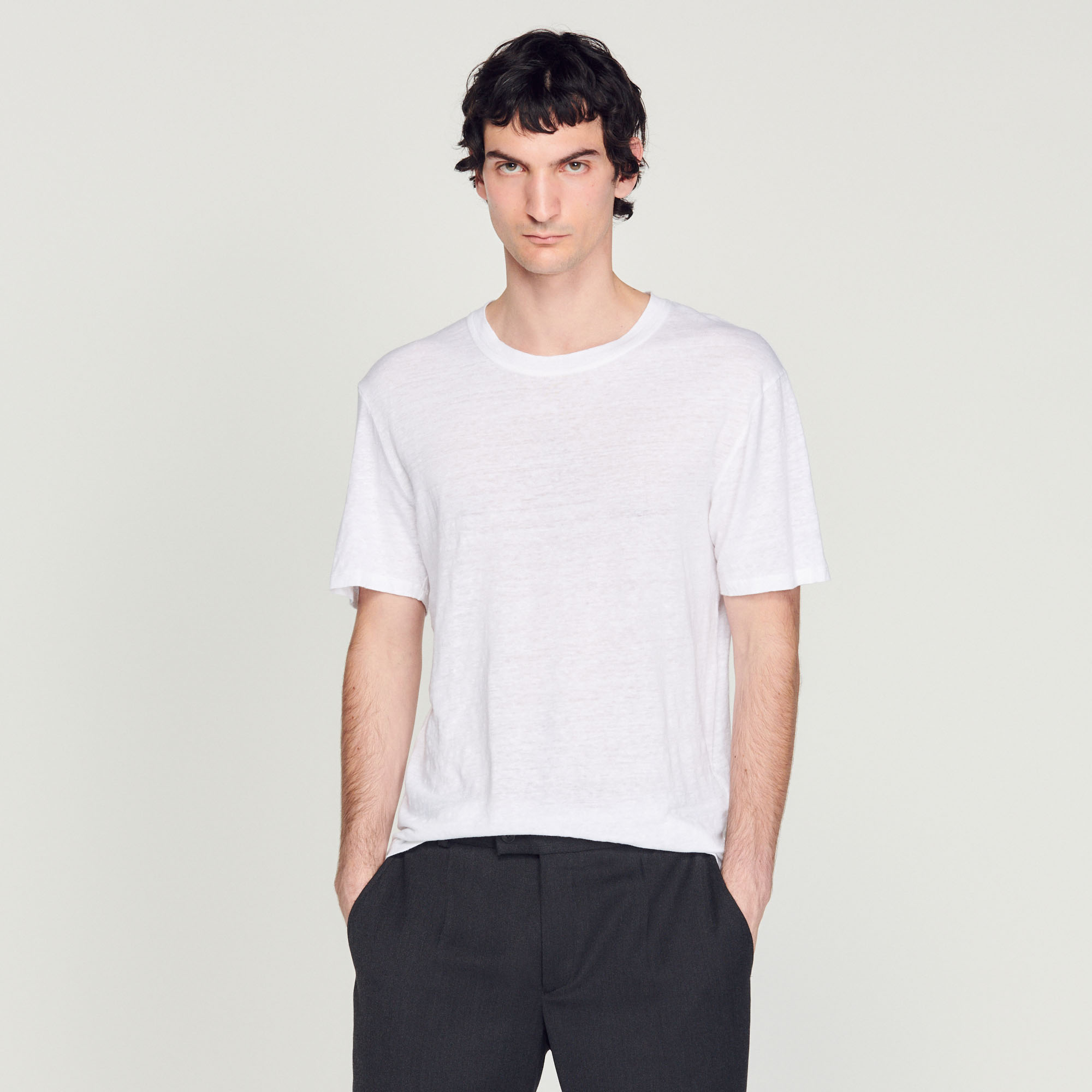 T-shirt en lin certifie