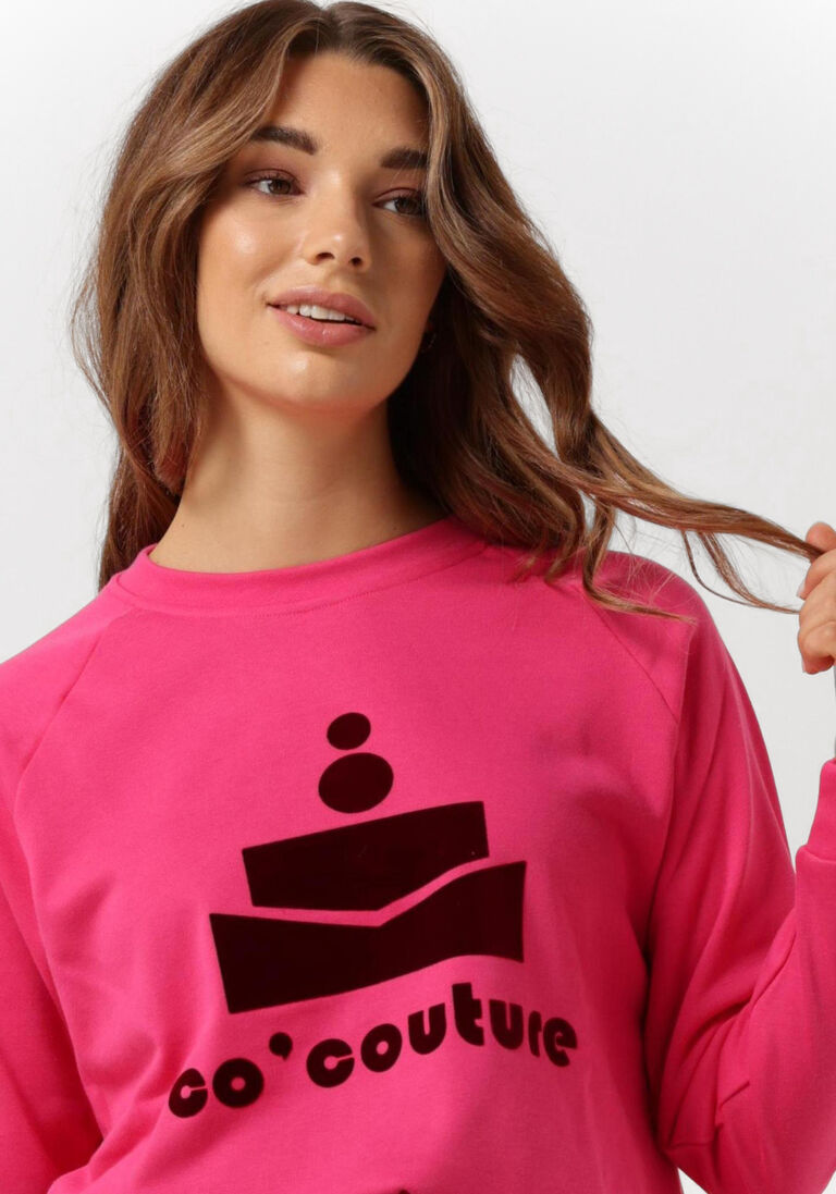 CO\\'COUTURE roze co'couture trui new coco floc sweat