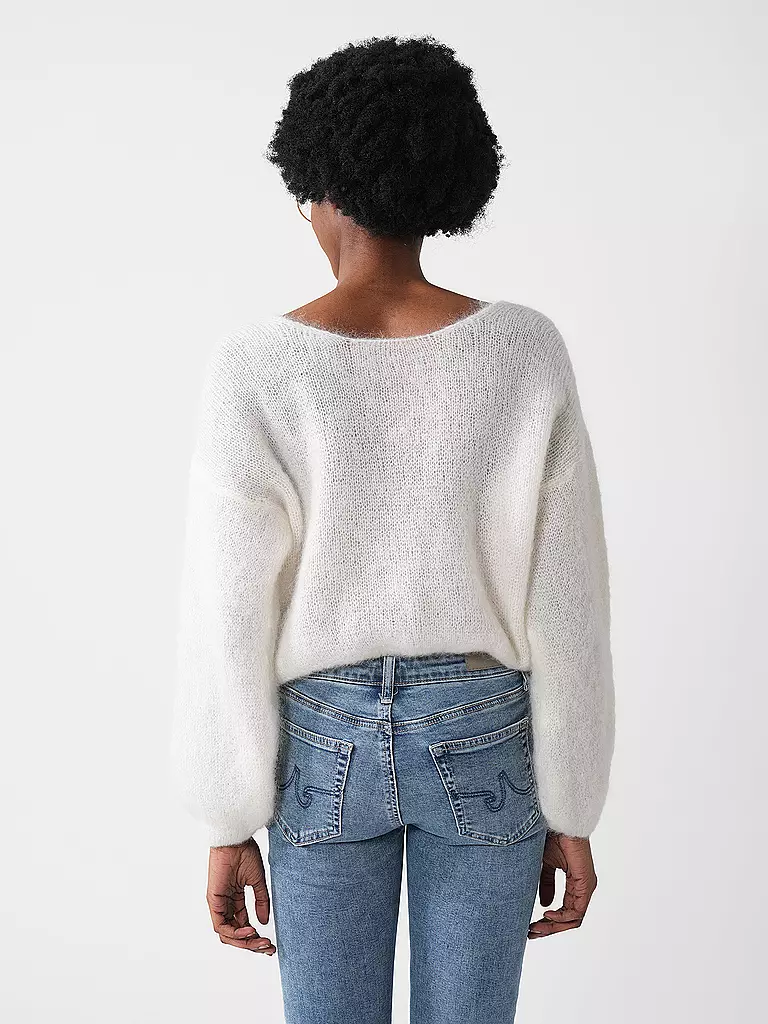 AMERICAN DREAMS Cardigan Cropped Fit CORNELIA creme