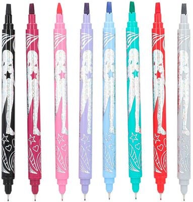 TOPModel Skrivesett 8-pack, Calligraphy & Fineliner