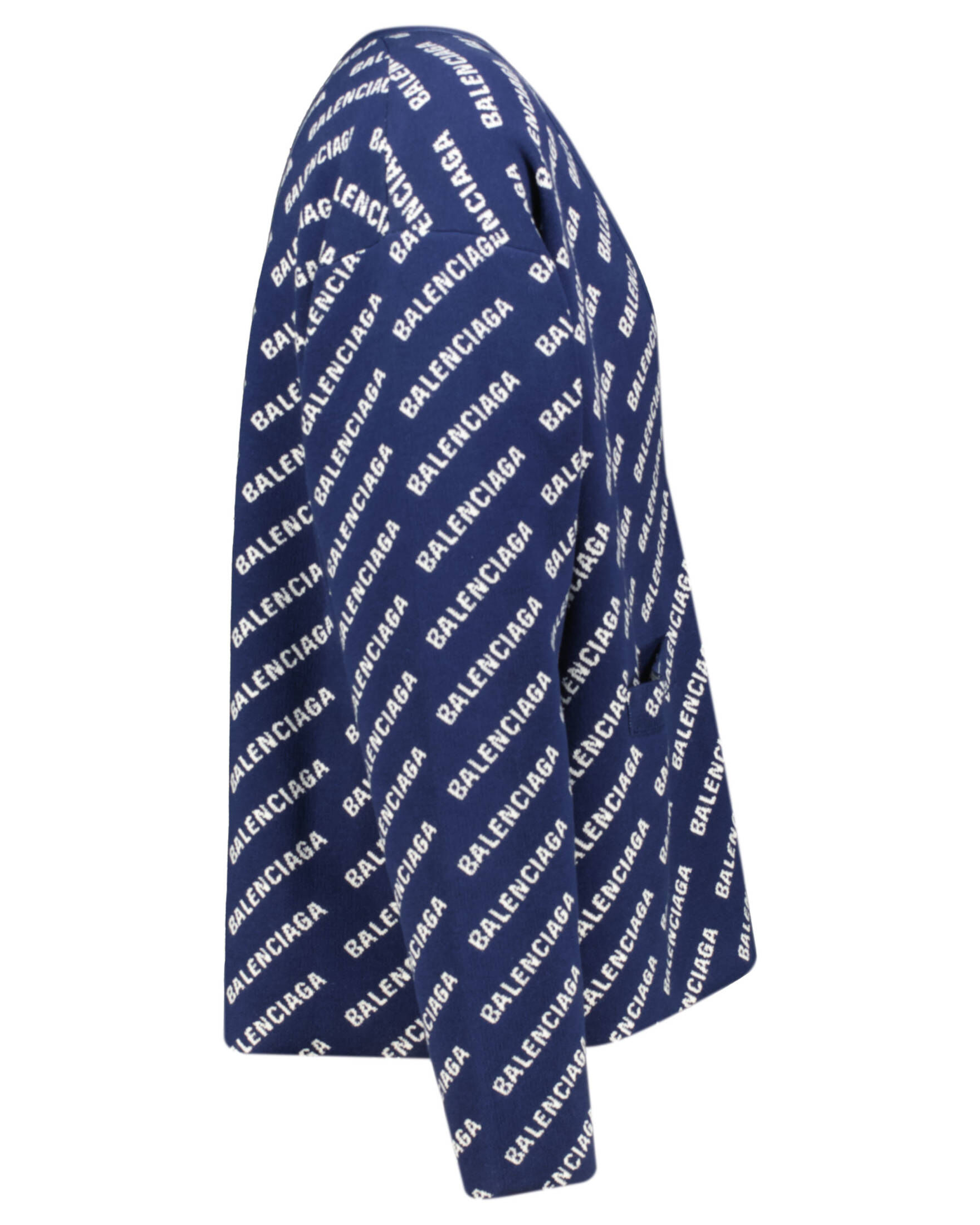 Balenciaga| Herren Strickjacke ALLOVER-LOGO CARDIGAN