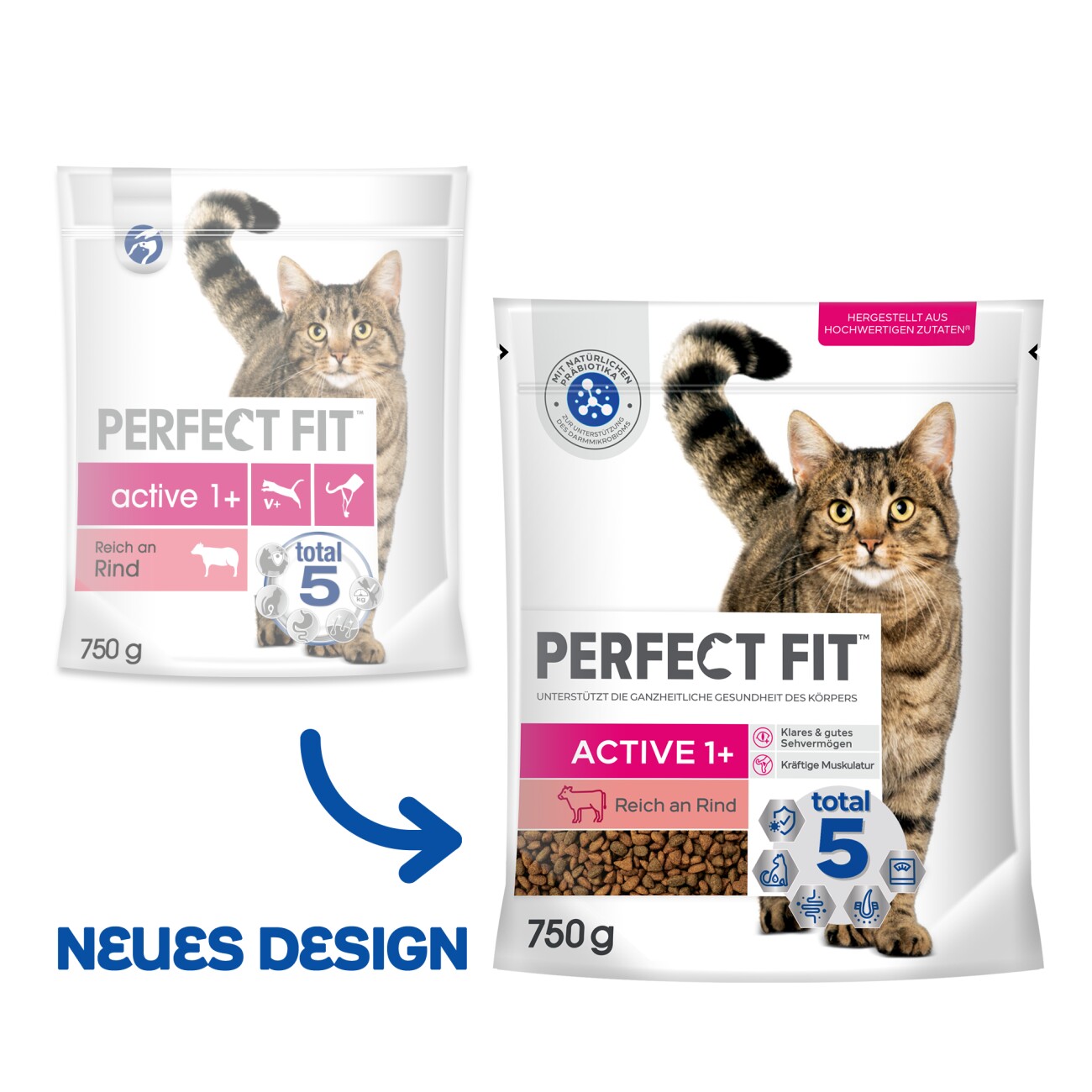 PERFECT FIT Active 1+ mit Rind 6x750 g