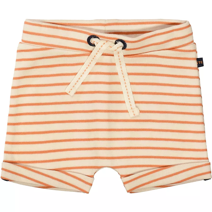 Staccato Shorts orange gestreift