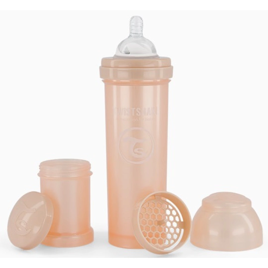 Twistshake Babyflasche Anti-Kolik ab 0 Monate 330 ml, Champagne