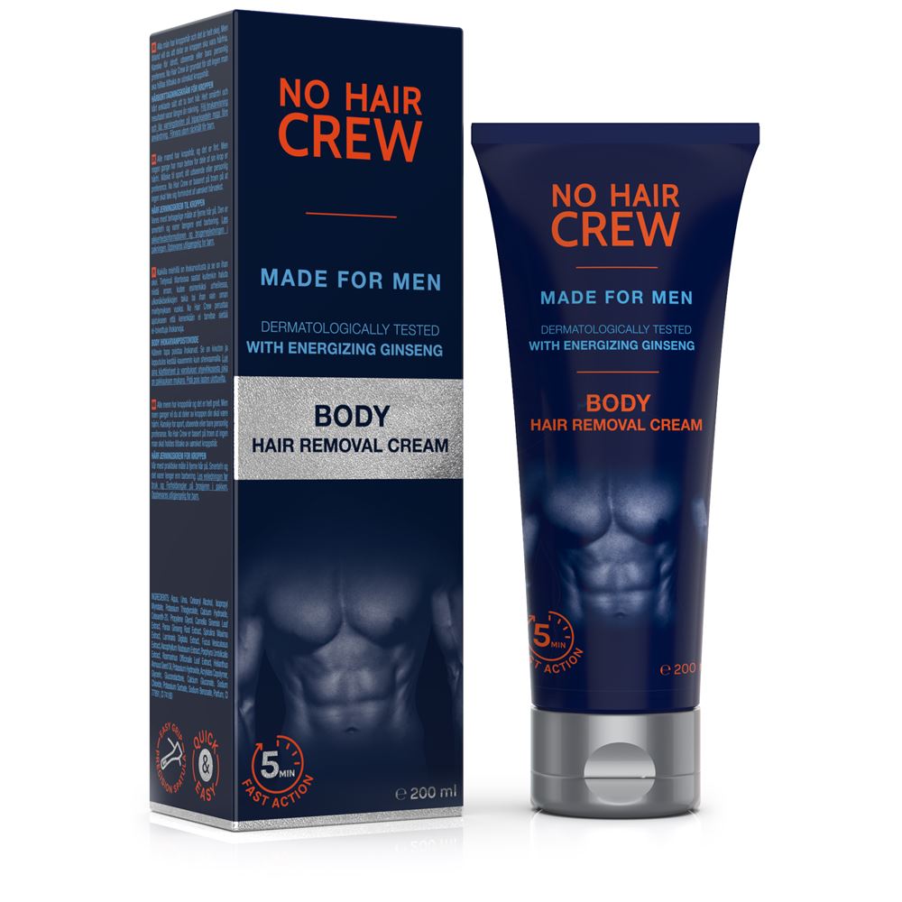 NO HAIR CREW Körper-Enthaarungscreme Creme für Männer Tb 200 ml