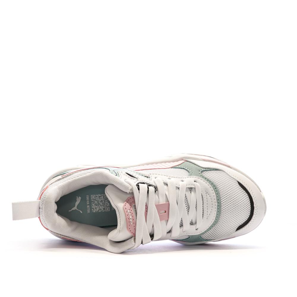 Puma Baskets Blanc/Rose/Vert Homme Puma Trinity
