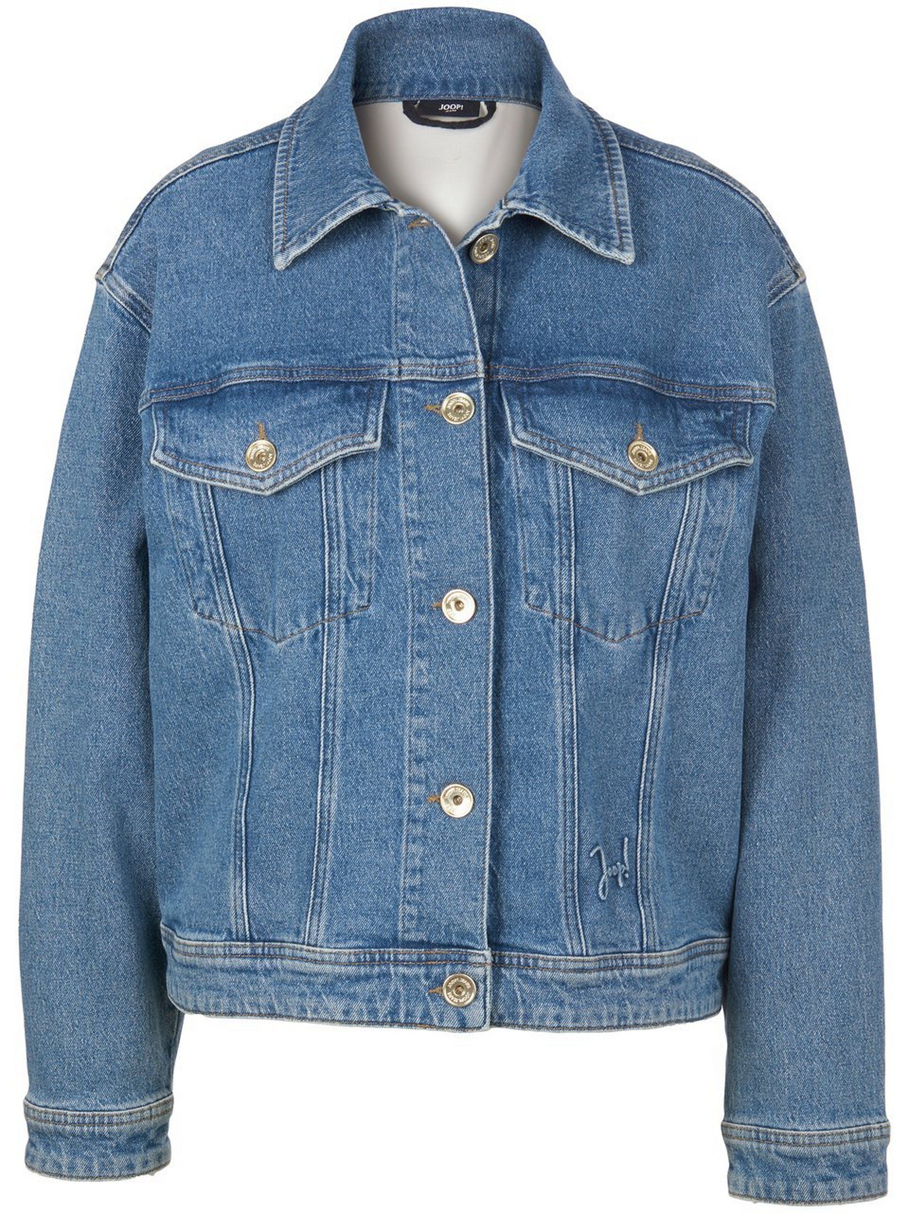 Jeansjacke im Oversized-Look